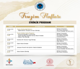 Turizm Haftası etkinlik programı.   Gerçekleştirilecek olan etkinliklere bütün öğrenci...