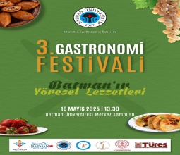 16 Mayıs 2025 Saat: 13.30'da Merkez Kampüste Düzenlenecek Olan 3. Geleneksel...