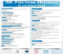 50. Turizm Haftası 15-22 Nisan 2026 Etkinlik Programı...
