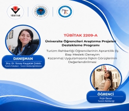 “TÜBİTAK 2022-09-A Üniversite Öğrencileri Araştırma Projeleri Destekleme Programı kapsamında Doç. Dr....