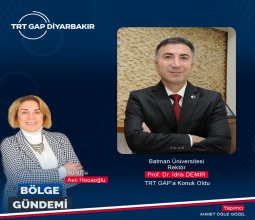 Rektör Demir, TRT GAP Radyosunda Batman Üniversitesi Yayınevi Çalışmalarını Anlattı...