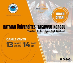 Üniversitemiz Tasavvuf Korosu Trt Türkü’de...