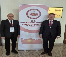 Rektör Prof. Dr. İdris Demir 261. Üniversitelerarası Kurul Toplantısına Katıldı...