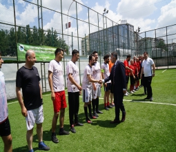 Rektör Prof. Dr. Demir’den Birimler Arası Futbol Turnuvasında Başlama Vuruşu...