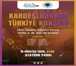 Üniversitemiz Güzel Sanatlar Fakültesi Korosundan “Kardeşliğin Adı Türkiye” Konseri ...
