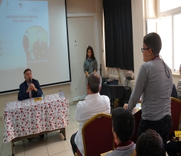 Dumlupınar Ortaokulu Öğrencileri Rektör Prof. Dr. İdris Demir İle Buluştu...