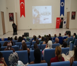 Üniversitemizde “Ateş Altında Bir Tarih: Gazze’de İnsanlık Dramı” Konferansı Düzenlendi...