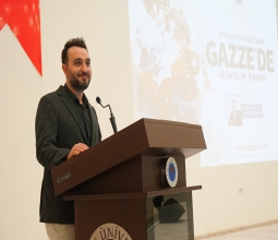 Üniversitemizde “Ateş Altında Bir Tarih: Gazze’de İnsanlık Dramı” Konferansı Düzenlendi...