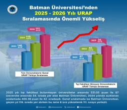 Üniversitemizde Yükseliş Devam Ediyor...