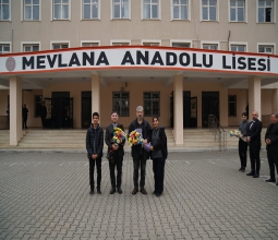Rektör Prof. Dr. İdris Demir ve Mevlevi Postnişini Nezih Çetin, Mevlana...