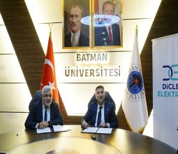 Üniversitemiz ile Dicle Elektrik Dağıtım A.Ş. Arasında Eğitim İş Birliği Protokolü...