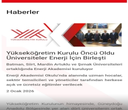 Üniversitemiz Koordinasyonunda Kurulan Enerji Akademisine Yoğun İlgi...