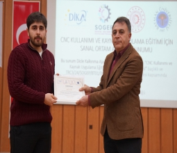 Sanal Ortam Atölyesi Projesi Sertifika Töreniyle Tamamlandı...