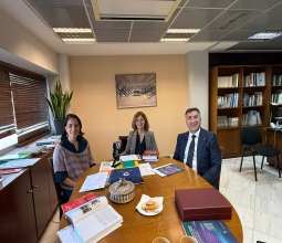 Üniversitemiz İle Yunanistan Ulusal Sosyal Araştırmalar Merkezi (EKKE) Arasında İş Birliği...