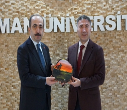 Türk Tarih Kurumu Başkanı Prof. Dr. Yüksel Özgen’den Rektörümüz Prof. Dr....