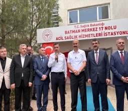 Üniversitemiz Batı Raman Kampüsünde Acil Sağlık Hizmetleri İstasyonu Hizmete Açıldı...