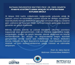 Rektörümüz Prof. Dr. İdris Demir’in 19 Mayıs Atatürk’ü Anma Gençlik ve...