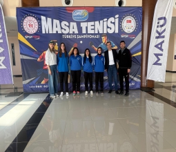Üniversitemiz Kadın Masa Tenisi Takımı Türkiye 4.’Sü Oldu...