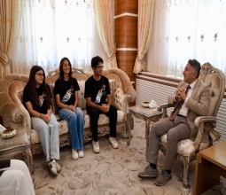 Rektörümüz Prof. Dr. İdris Demir, TÜBİTAK Lise Öğrencileri Araştırma Projeleri Yarışmasında...