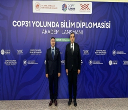 Rektörümüz Prof. Dr. İdris Demir, COP31 Yolunda Bilim Diplomasisi Akademi Lansmanına...