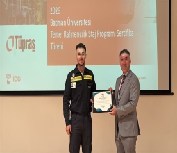 Üniversitemiz ve Tüpraş İş Birliğiyle Hayata Geçirilen Temel Rafinericilik 2026 Staj...