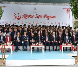 Rektörümüz Prof. Dr. Demir, 30 Ağustos Zafer Bayramı Kutlama Törenine Katıldı...