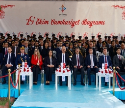 Rektörümüz Prof. Dr. İdris Demir 29 Ekim Cumhuriyet Bayramı Kutlama Törenlerine...