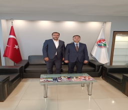 Rektör Demir Türkiye Atletizm Federasyonu Başkanı Fatih Çintimar’ı Ziyaret Etti...