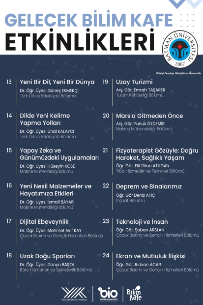 Gelecek Bilim Kafe Etkinlikleri
