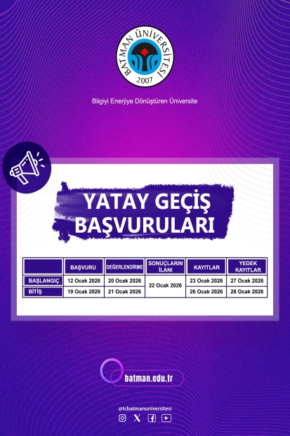 Yatay Geçiş Başvuruları