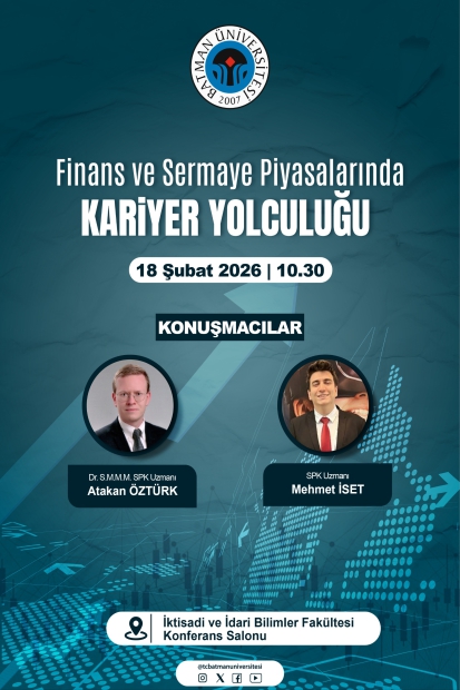 “Finans ve Sermaye Piyasalarında Kariyer Yolculuğu”