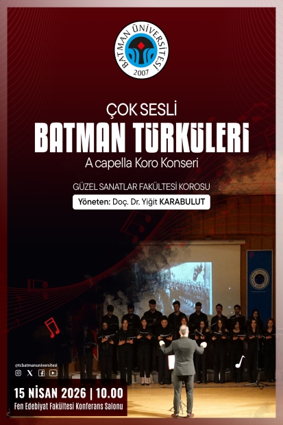 Turizm Haftası Çok Sesli Batman Türküleri Konseri