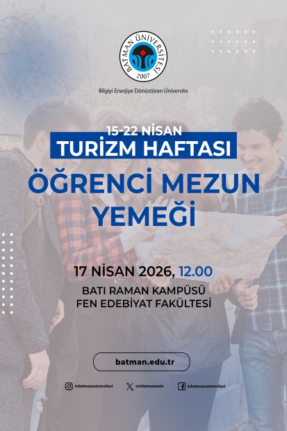 Turizm Haftası Öğrenci Mezun Yemeği