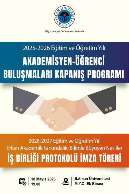 Akademisyen Öğrenci Buluşmaları Kapanış Programı