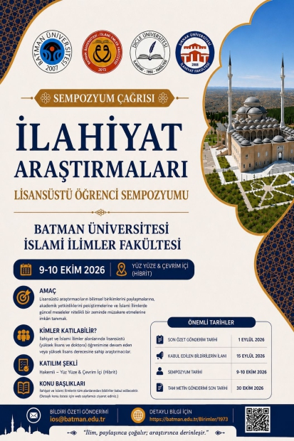 İlahiyat Araştırmaları Lisansüstü Öğrenci Sempozyumu