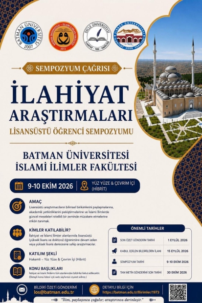 İlahiyat Araştırmaları Lisansüstü Öğrenci Sempozyumu