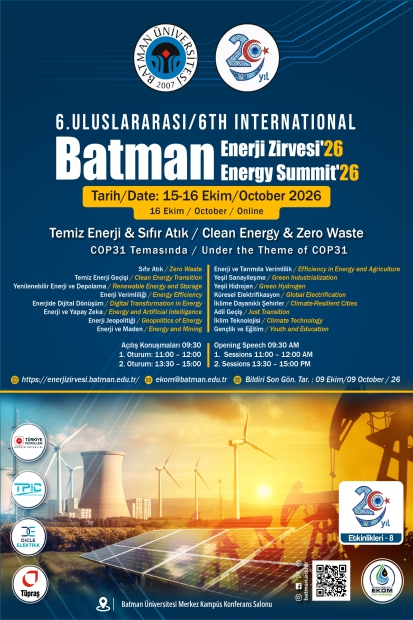 Batman Enerji Zirvesi 2026