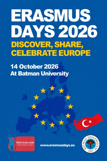 Erasmus Days 2026  Dıscover, Share, Celebrate Europe