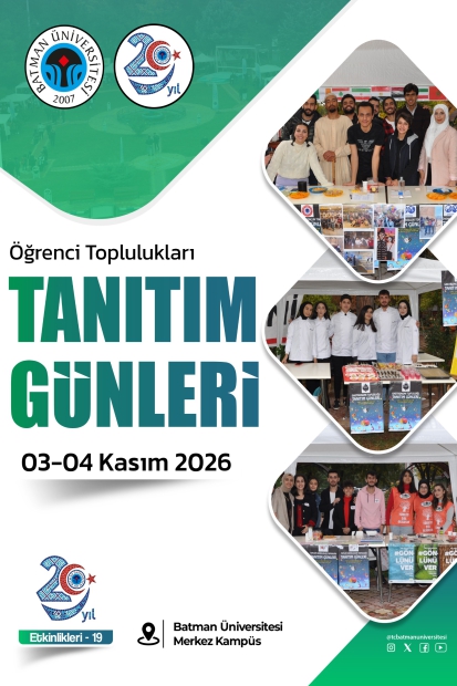 Öğrenci Toplulukları Tanıtım Günleri