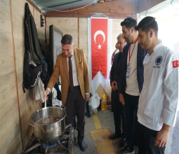 Üniversitemiz 3. Gastronomi Festivalinde Yerini Aldı...