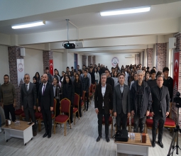 Rektör Prof. Dr. İdris Demir ve Mevlevi Postnişini Nezih Çetin, Mevlana...