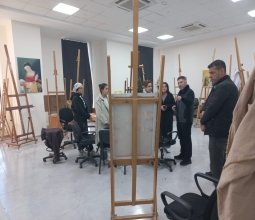 Rektör Prof. Dr. İdris Demir’den Müzik ve Resim Atölyelerinde Çalışma Yapan...