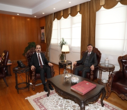 Rektör Prof. Dr. Demir, Türk Tarih Kurumu Başkanı Prof. Dr. Özgen’i...