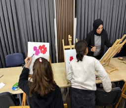 Üniversitemizden Çocuk Evleri Sitesindeki Miniklere “Fırçam Benim Sesim” Sanat Atölyesi...