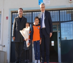 Rektörümüz Prof. Dr. Demir, Cemil Meriç İlkokulu Öğrencileriyle Buluştu ...