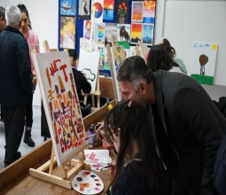 Üniversitemizden Engelli Aktif Yaşam Merkezinde Anlamlı Sanat Etkinliği...