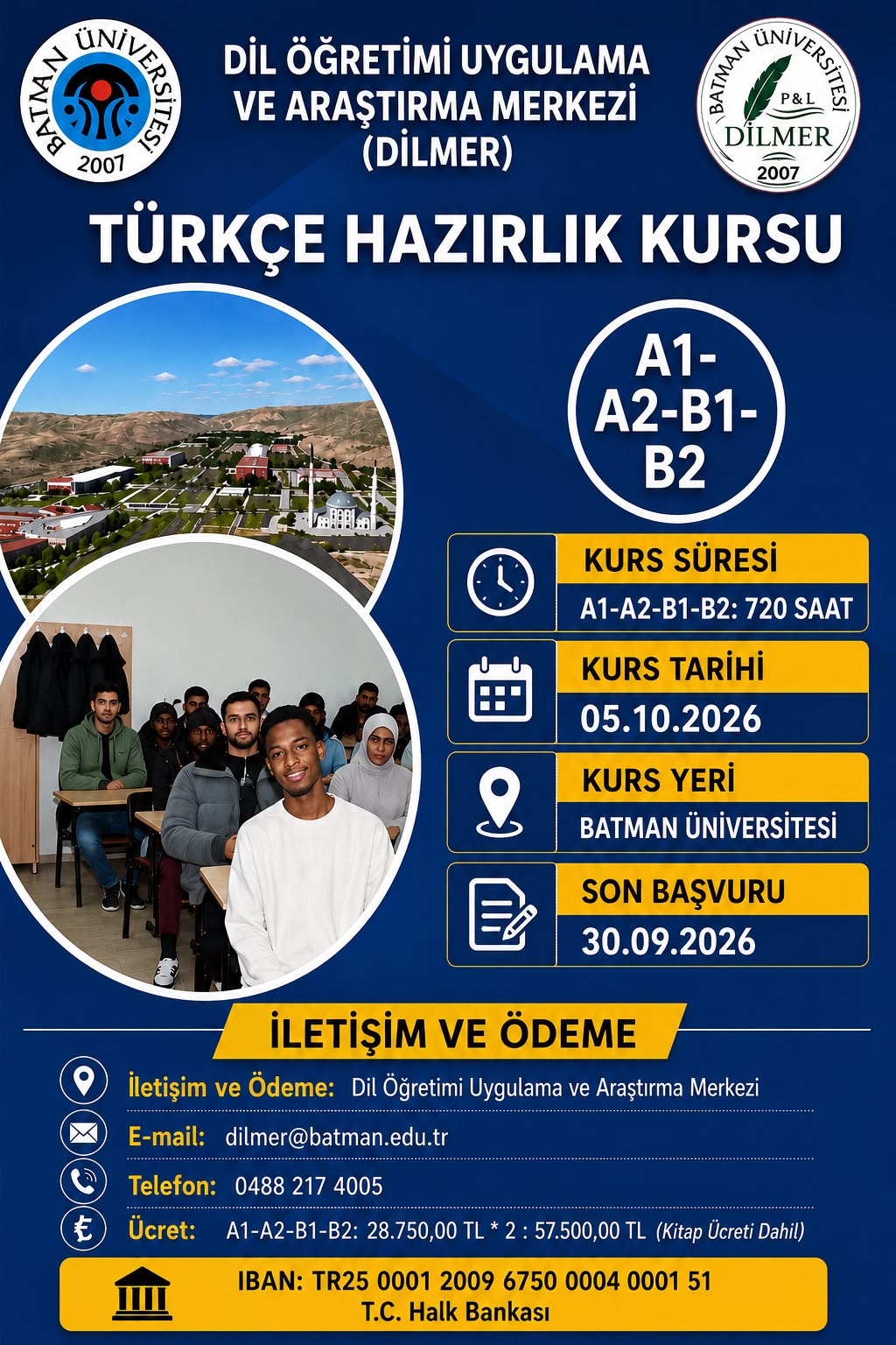 Türkçe Kursu Afişi