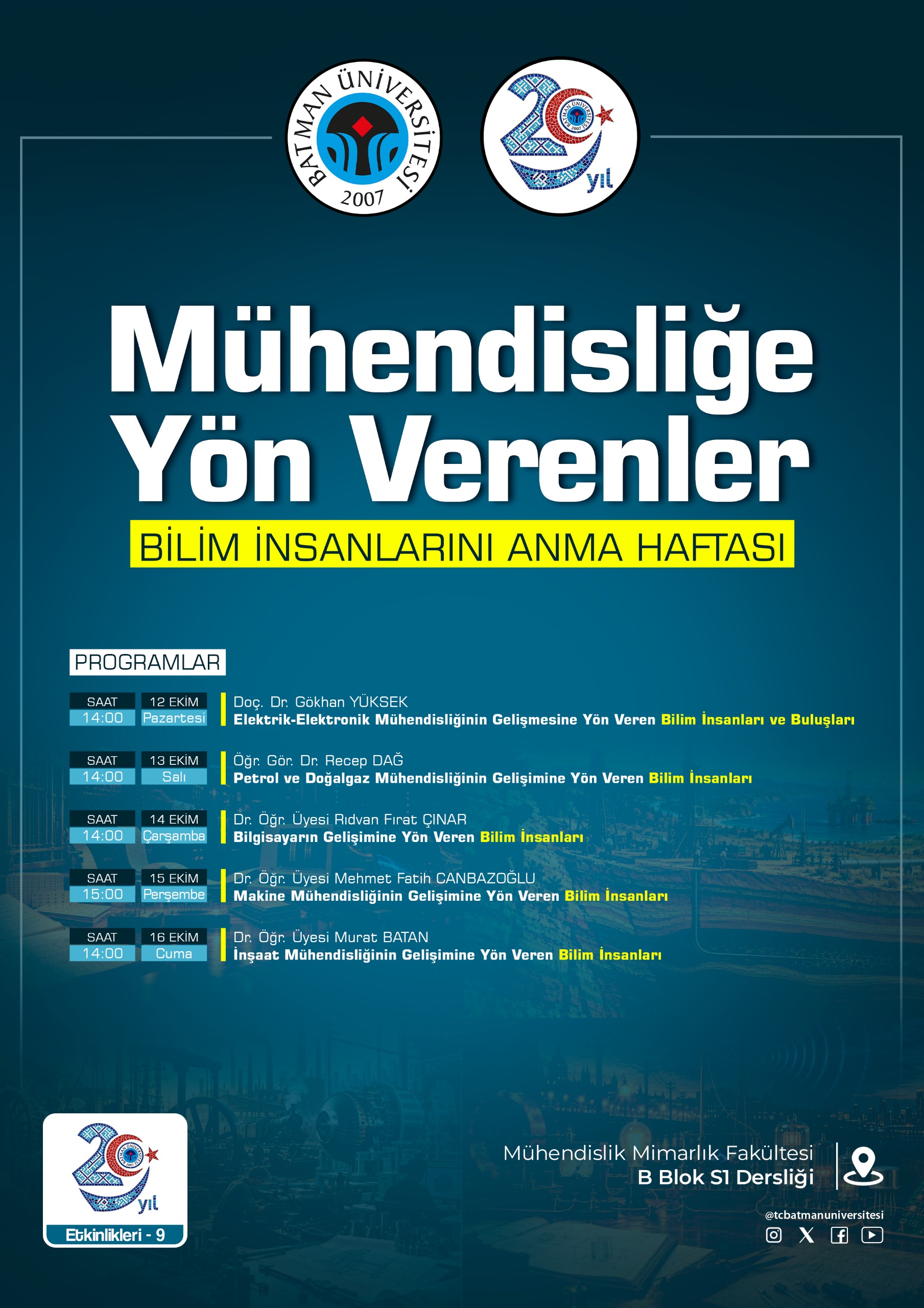 Mühendisliğe Yön Verenler