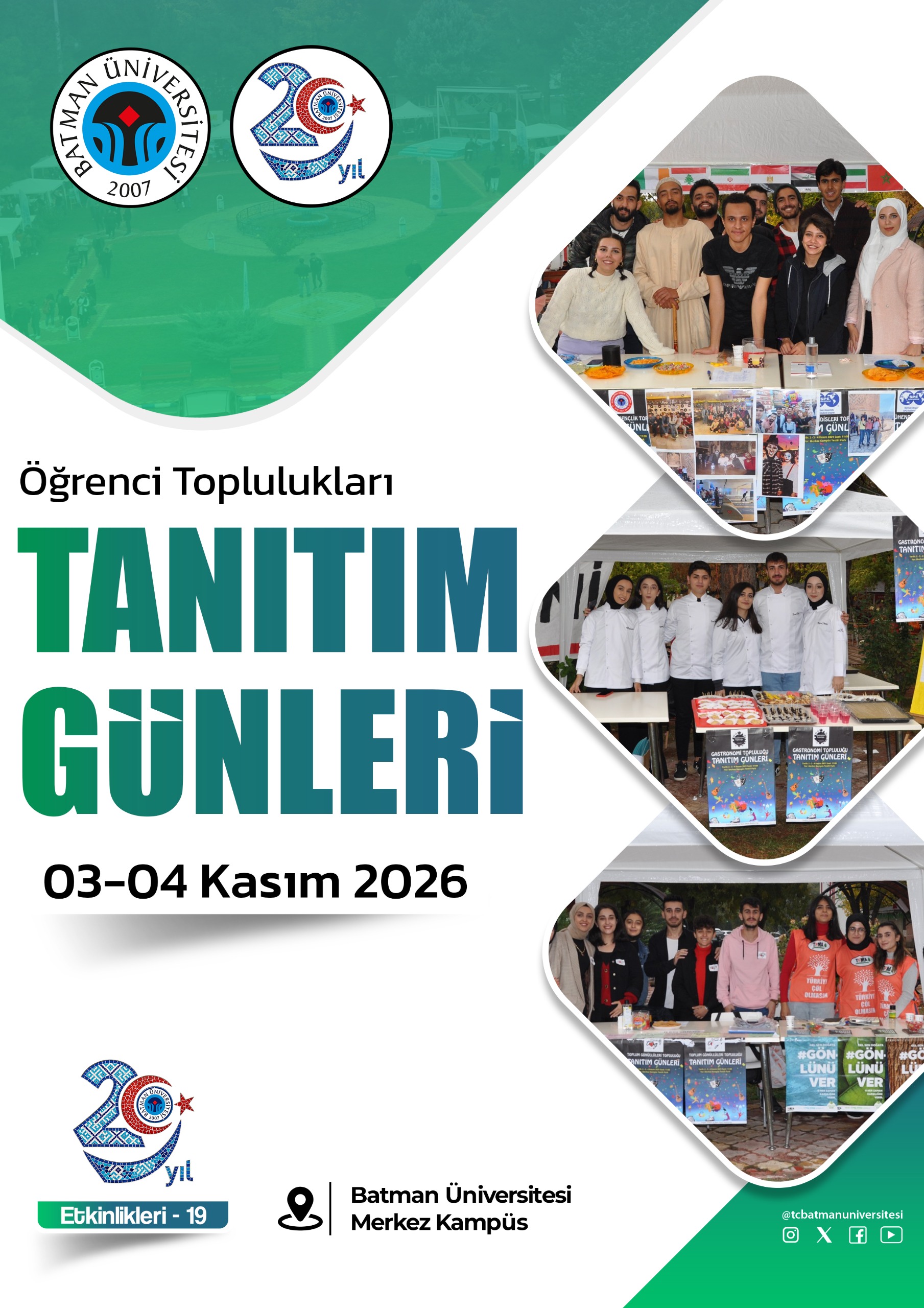 Öğrenci Toplulukları Tanıtım Günleri